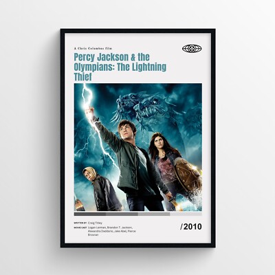 Percy Jackson & the Olympians: The Lightning Thief Movie Poster Print, Wall Art 