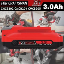 NEW FOR Craftsman CMCB202 V20 20 Volt Lithium ion Li-ion Battery 3.0 AH CMCB201