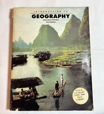 Introduction To Geography Third Edition 1988 Vintage Textbook