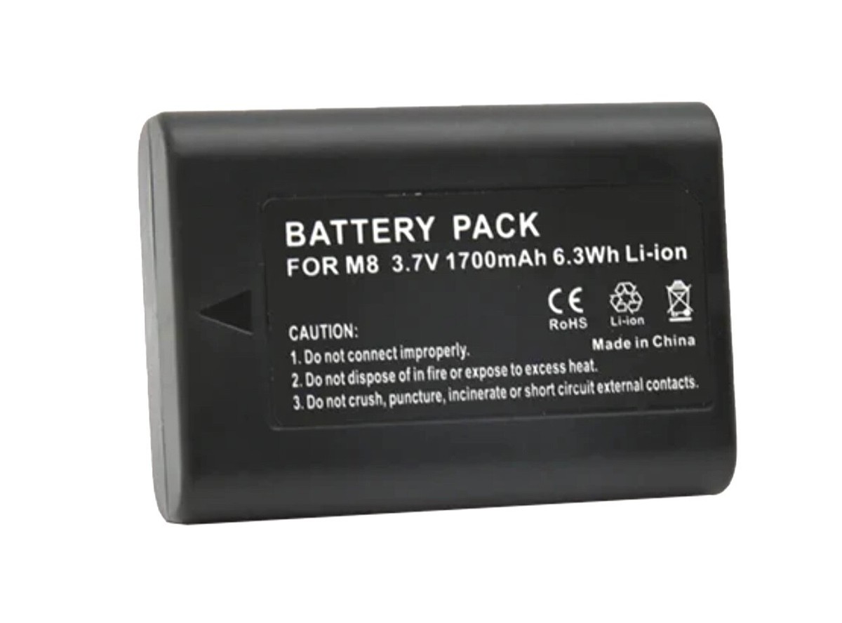 Premium Cell 1700mAh Battery for Leica M8, M8.2,M9 14464Fully