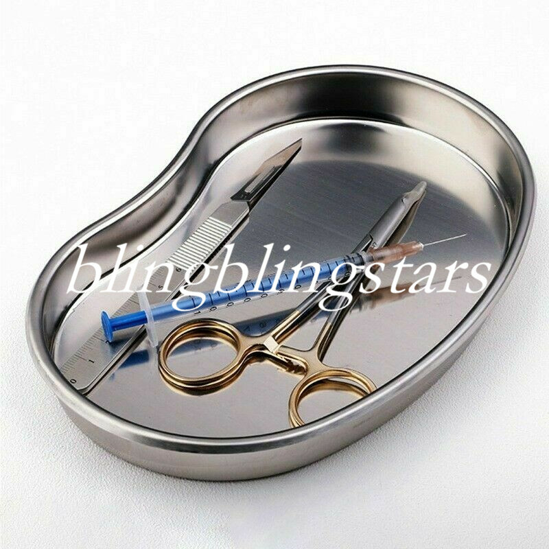 5 Pcs Dental Stainless Steel Bowl Tray Dish Surgical Medical Instrument ...