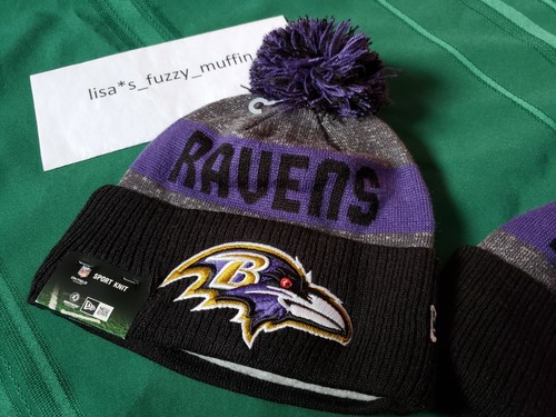 Baltimore Ravens New Era knit pom hat 