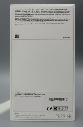 Apple iPhone 11 Green 64GB - *EMPTY BOX ONLY* - Zdjęcie 4 z 6