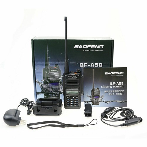 US Baofeng BF-A58 IP67 Waterproof Two Way Radio VHF/UHF Dual Band Walkie Talkie - Picture 10 of 11