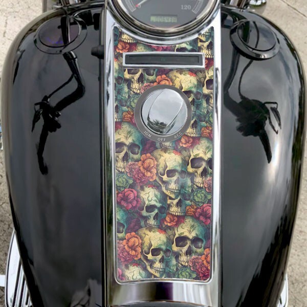 Green Skull Pile - Dash Insert for 2008-2017 Harley FLHX Street Glide Style-9856-2946 Green Skull Pile - Dash Insert for 2008-2017 Harley FLHX Street Glide Style-9856-2946