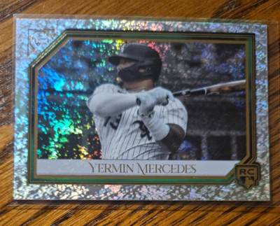 Yermin Mercedes RC -2021 Topps Gallery Green Mini-Diamond #/99 No.17 -White Sox