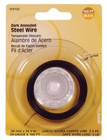 Hillman Steel Wire 100' 24 Ga 2 Lb Carded Pack Of 10 on sale Hillman Steel Wire 100' 24 Ga 2 Lb Carded Pack Of 10 on sale