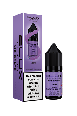 Elux Legend Nic Salts | Box of 10 | 10ml ELiquid Vape Juice NIC Salts 10mg  20mg