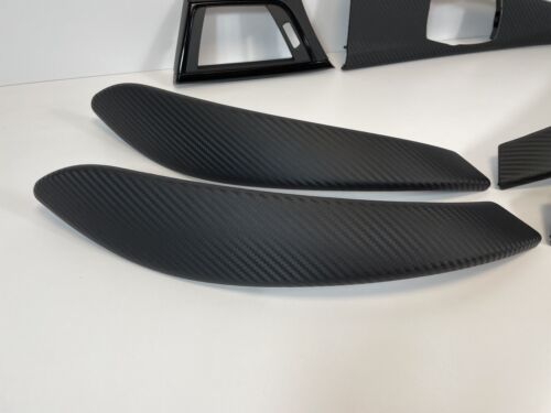 BMW LHD F30 F31 F34 F36 F80 Carbon Leather Leder interior trim set M3 330 335 - Bild 8 von 14