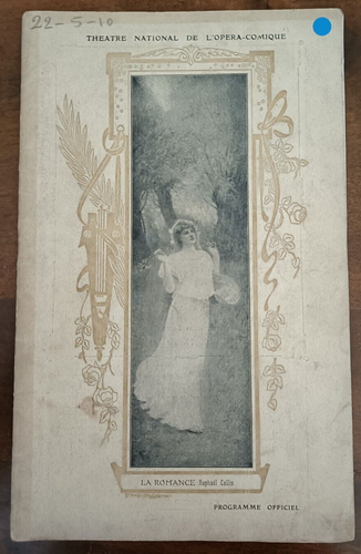 Théâtre National de l'Opéra -Comique. Suzanne