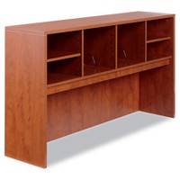 Alera Valencia Series Open Storage Hutch 64-3/4w X 15d X 35-1/2h Medium Cherry on sale Alera Valencia Series Open Storage Hutch 64-3/4w X 15d X 35-1/2h Medium Cherry on sale