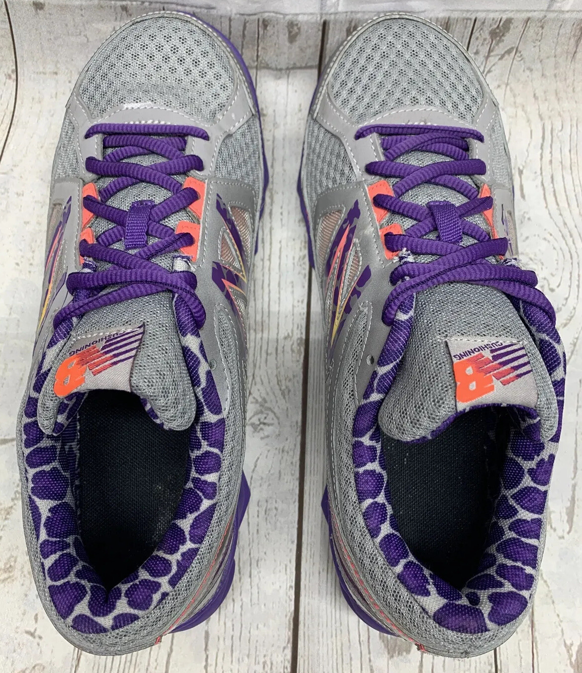 New Balance Women's 750 v3 Running Shoes Purple Gray KJ750PLY Pre-owned Size 7 thumbnail 12