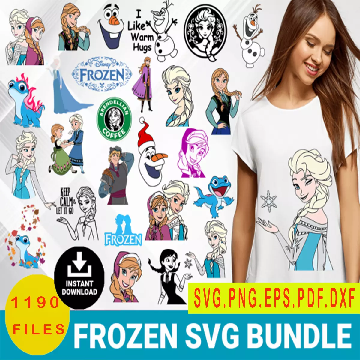 Princess Christmas SVG Frozen Elsa princess svg christmas 