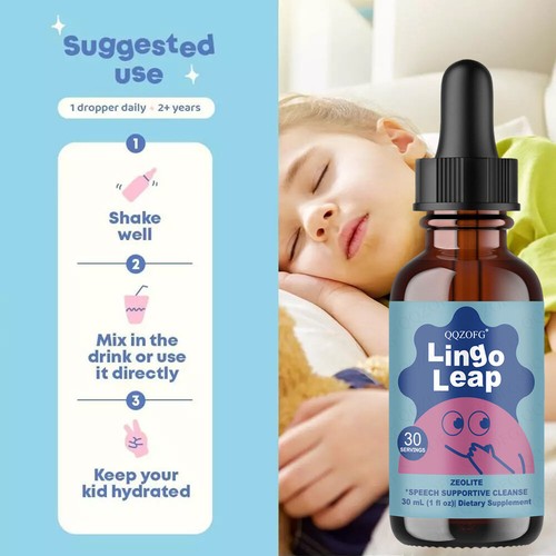 Lingo Leap Children's Drops - Zeolite Detox for Speech Delays Therapy - 1oz - Picture 9 of 13