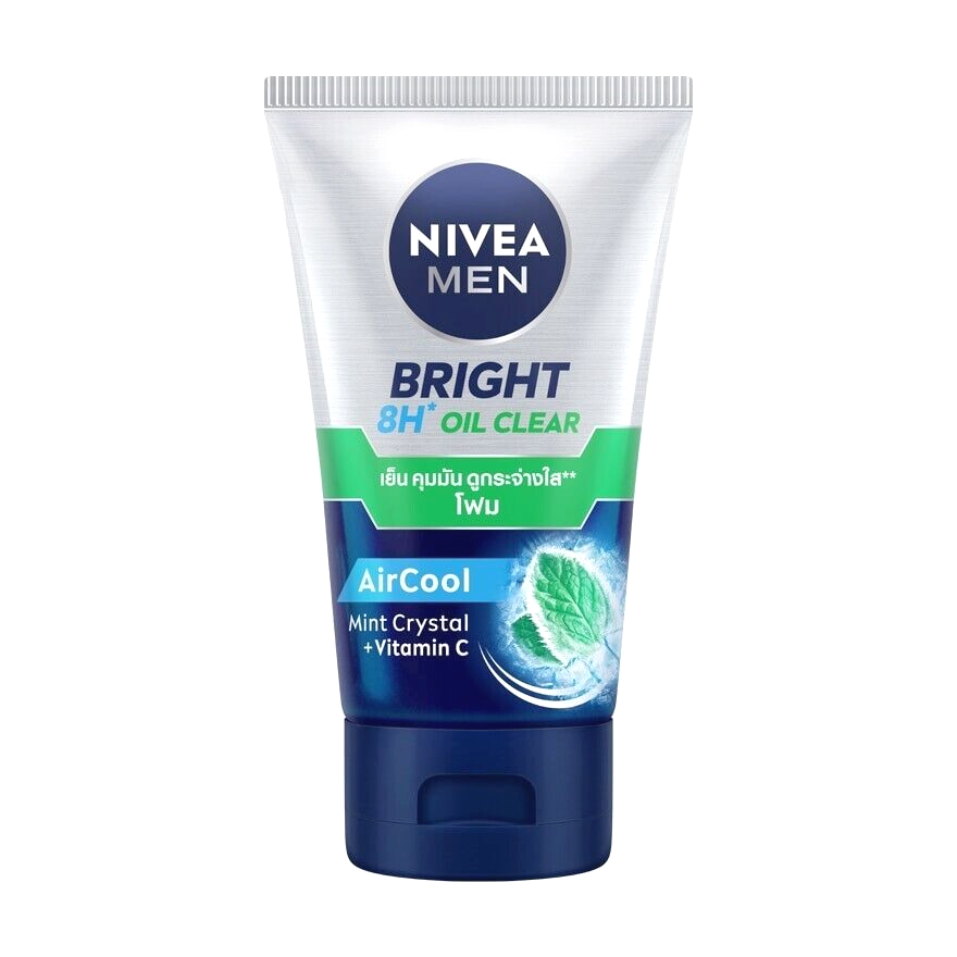 Nivea Men Bright Oil Clear Face Foam Remove Excess Oil 100