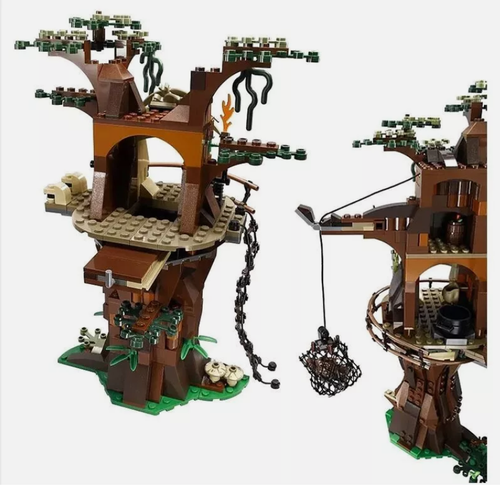 Star Wars Ewok Village Finta Riproduzione 10236 Blocchi Costruzioni Giocattolo - Foto 4 di 7