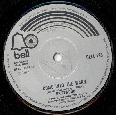 Driftwood  - Come Into The Warm (7'', Single, Sol)