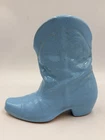 Vtg Frankoma Pottery Cowboy Boot #133 Wall Pocket Western Vase 7"