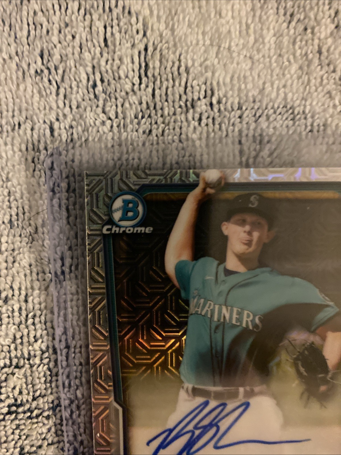 2026 Topps Bowman Chrome 3 Autos Plus Lot Pirates Reds 1st Numbered Refractor!! view 11