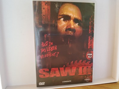 SAW III Der dritte Teil der Serie FSK18 JIGSAW (DVD) TEIL 3 Sehr gut erhalten 