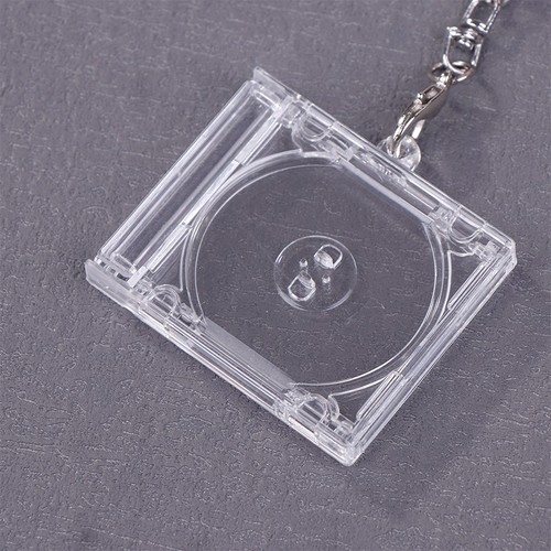 Blank Album Mini CD Case Keychain CD Player Keyring For DIY Backpack Pendant* - Picture 3 of 19
