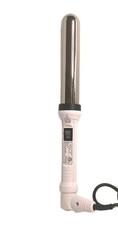 L'ange Ondule Titanium Curling Wand Iron HTO15B 1" Barrel Blush Rose EUC