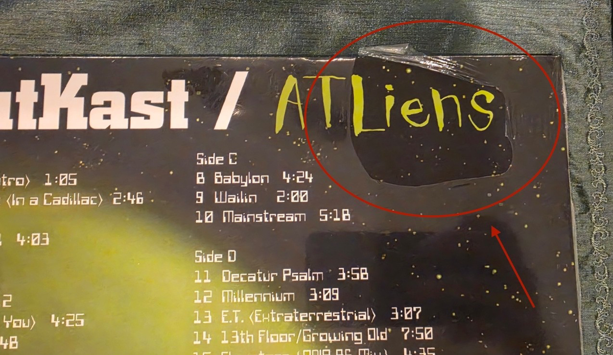 Outkast ATLiens Sealed 2 x Vinyl LP - 1996 First Pressing 73008