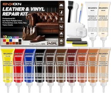 Endhokn Leather Repair Kit, 12 Colors Leather Repair Kit for Couches, Furniture