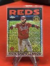 NICK CASTELLANOS 2021 TOPPS CHROME 35TH ANNIVERSARY 1986 MOJO #86BC-88 REDS