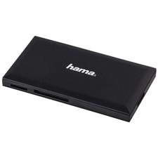 Hama 181018 USB 3.0 Multi-Card Reader, SD/microSD/CF/MS, black