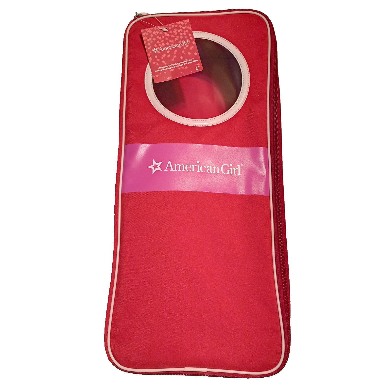 New American Girl Doll Carrying Carrier Case Backpack Pink S