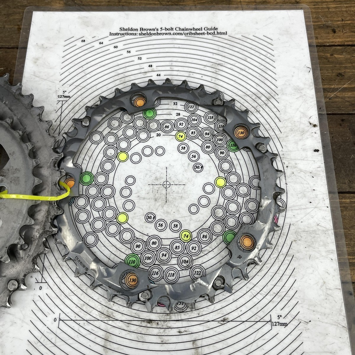 Shimano SG-X Chainring Set 50/39/30T Triple 5-Bolt 130 74 BCD 10
