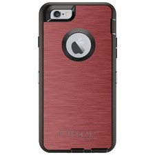OtterBox Defender for iPhone / Samsung Galaxy - Red Stainless Steel Print