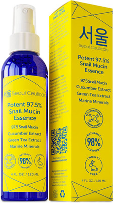 SeoulCeuticals Korean Face Mist 97.5% Snail Mucin Essence - K Beauty Skincare Fa