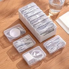 1 Set Data Cable Storage Box Cable Mobile Phone Charger Organizer Winder