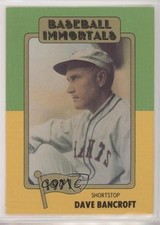 1980-84 SSPC Baseball Immortals 1st Printing Dave Bancroft #119 HOF 0q3
