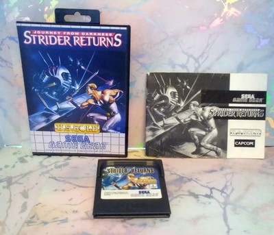 Sega Game Gear Strider Returns Boxed Neu Clam Case