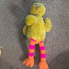 Vintage Applause Sesame Street Big Bird Plush Beanbag Small 6-14in 1996 MPN 748