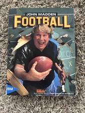 Original John Madden Football 1988/1989 IBM Electronic Arts PC IBM 5.25