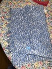 J Mclaughlin Tapestry Scarf NWT $98 Tassel Cotton Blue — photo 1