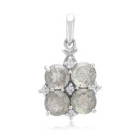 Cavill Silber AnhäNger 925 Sterlingsilber 2,68Ct Zirkon Rundschliff