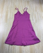 Wild Fable Juniors Womens Size M Fuchsia Purple Spaghetti Strap Knit Dress