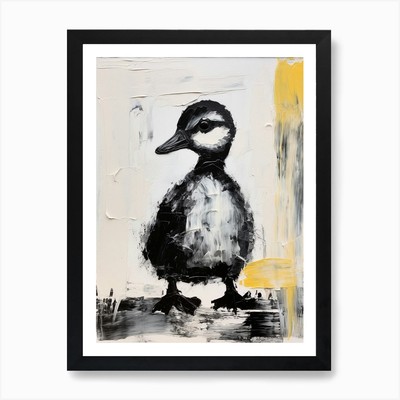 Minimalist Brushstroke Portrait Of Framed Wall Art Poster Leinwanddruck Bild