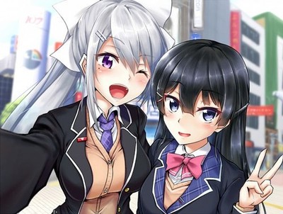 Anime higuchi kaede tsukino mito tachi2501 Playmat Gaming Mat Desk 11093