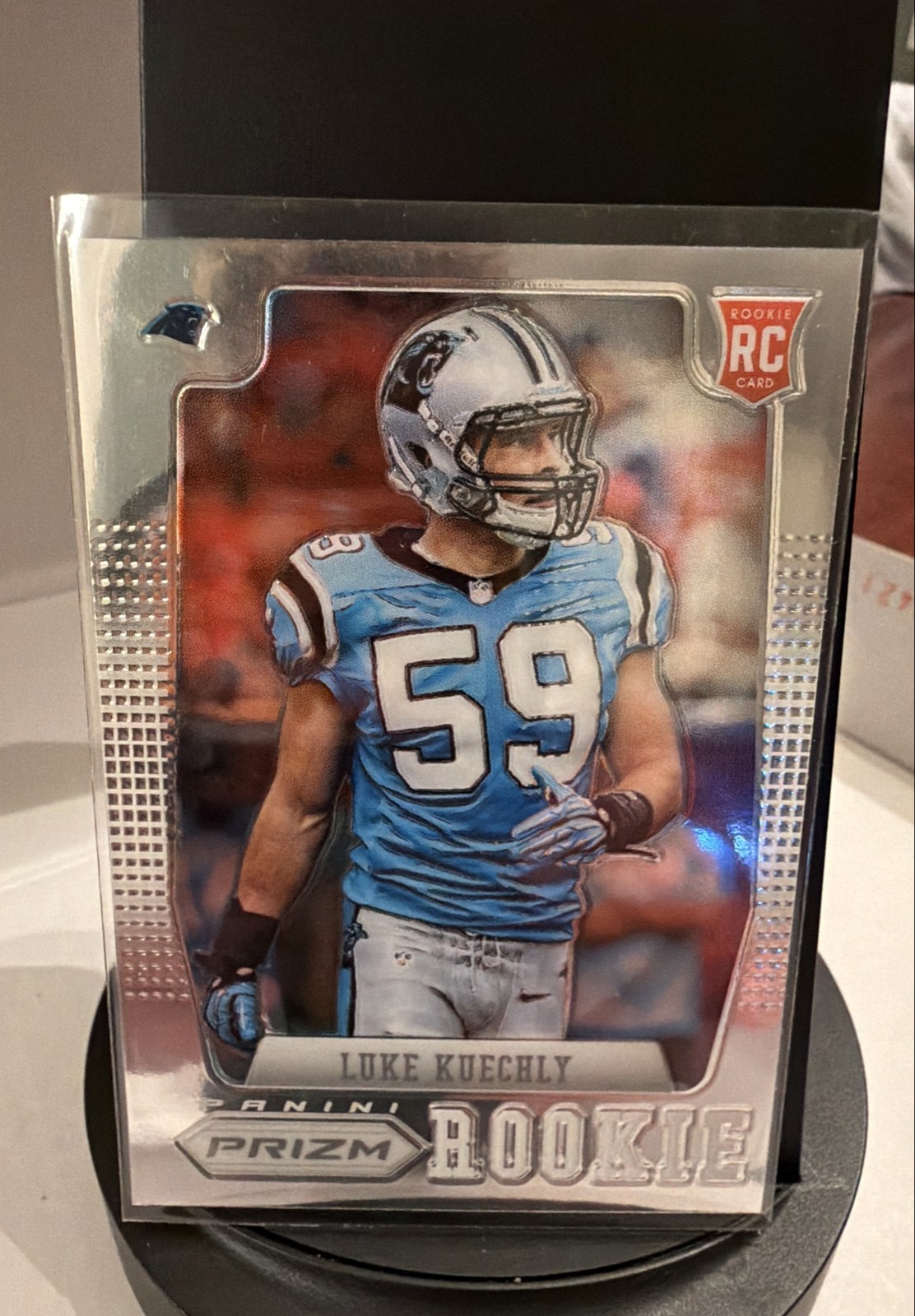 2012 Panini Prizm - Luke Kuechly #279 Blue Jersey (RC)