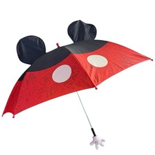 Disney Mickey Mouse Character Umbrella with 3D Ears and Hand  glove  Handle