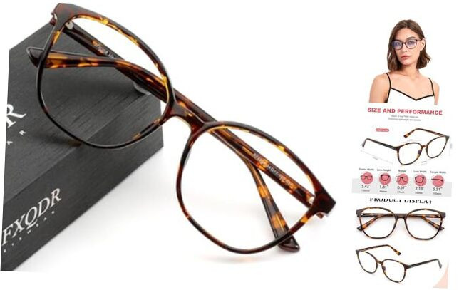 Women's Blue Light Blocking TR90 Gaming Glasses in Coco Tortoise Frame