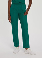 Landau Classic Fit Creased Front 2 Slash Pockets Elastic Waist Scrub Pants- 8320