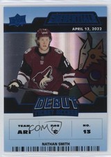 2022-23 Upper Deck Credentials Debut Ticket Access Blue 42/99 Nathan Smith 0nr3