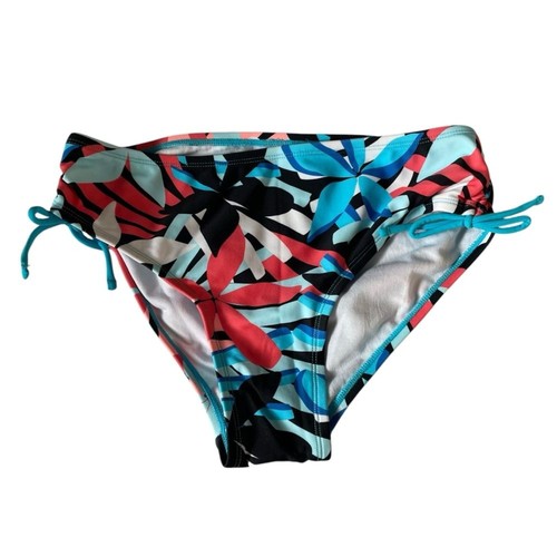 KANU SURF Tankini Two Piece Swimsuit ROWAN Blue Tropical Floral Print Girls 14 - Picture 3 of 12